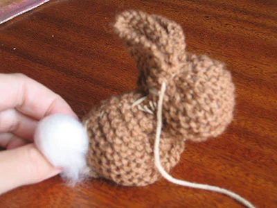 Knitted Bunny tutorial - Step 8