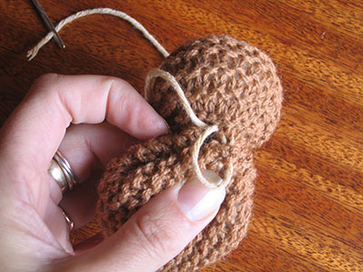 Knitted Bunny tutorial - Step 7